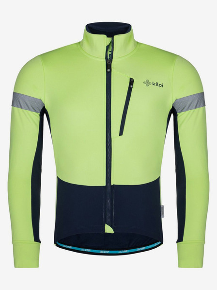 Kilpi Jachetă softshell de ciclism verde neon pentru bărbați Kilpi Velover-M