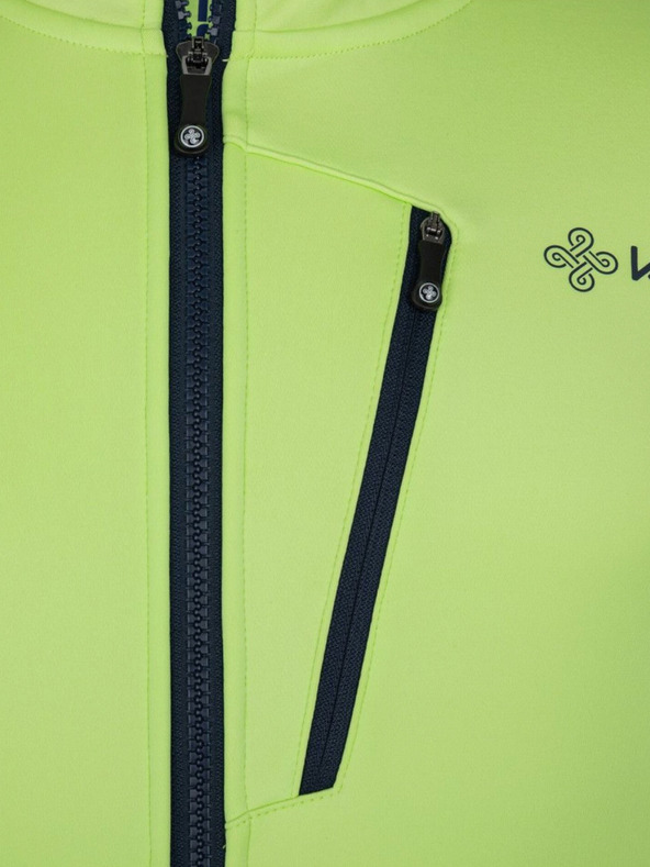 Kilpi Jachetă softshell de ciclism verde neon pentru bărbați Kilpi Velover-M