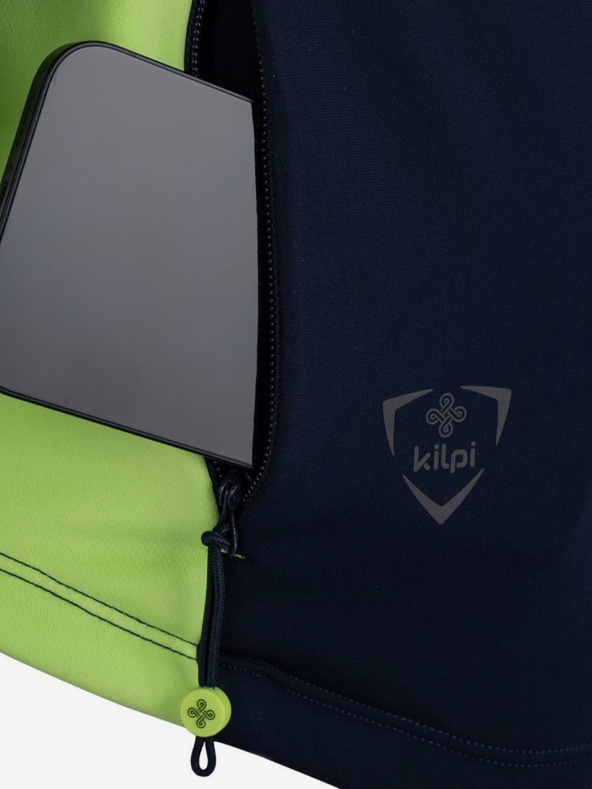 Kilpi Jachetă softshell de ciclism verde neon pentru bărbați Kilpi Velover-M