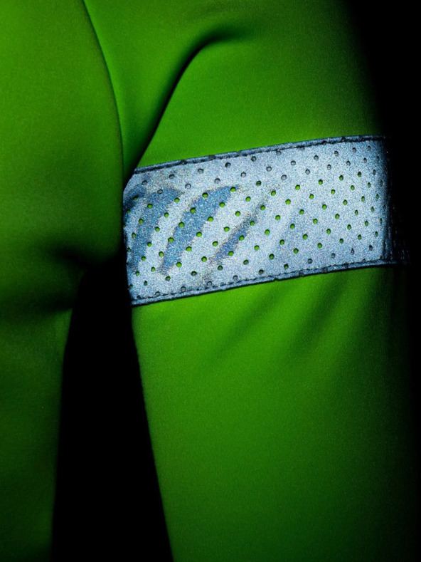 Kilpi Jachetă softshell de ciclism verde neon pentru bărbați Kilpi Velover-M