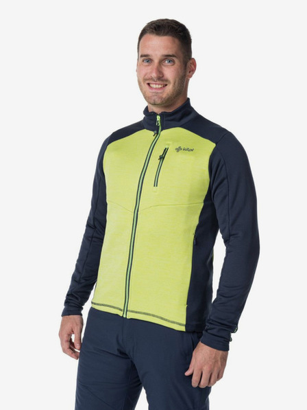 Kilpi Hanorac sport verde neon pentru bărbați Kilpi Tomms-M