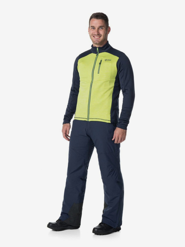 Kilpi Hanorac sport verde neon pentru bărbați Kilpi Tomms-M