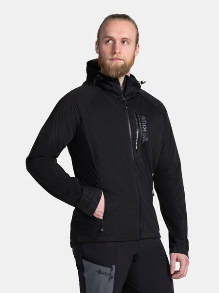 Kilpi Jachetă softshell ușoară neagră pentru bărbați Kilpi BELTRA-M