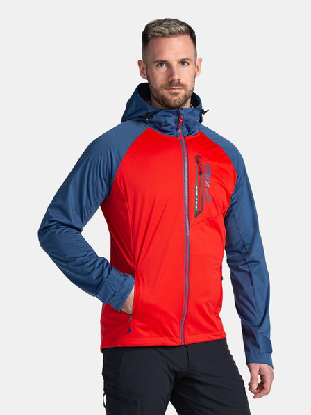 Kilpi Jachetă softshell ușoară pentru bărbați, albastră și roșie Kilpi BELTRA-M