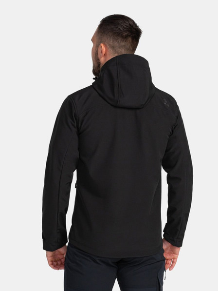 Kilpi Jachetă softshell neagră pentru bărbați Kilpi RAVIO-M