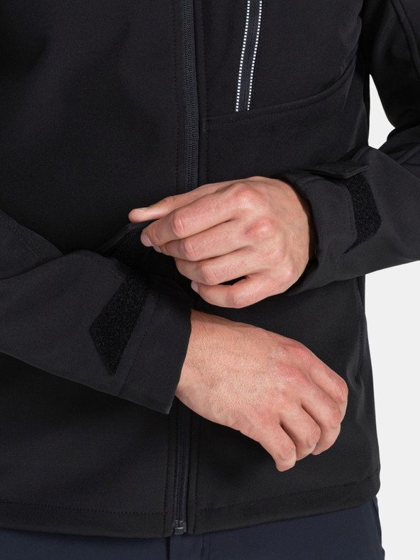 Kilpi Jachetă softshell neagră pentru bărbați Kilpi RAVIO-M