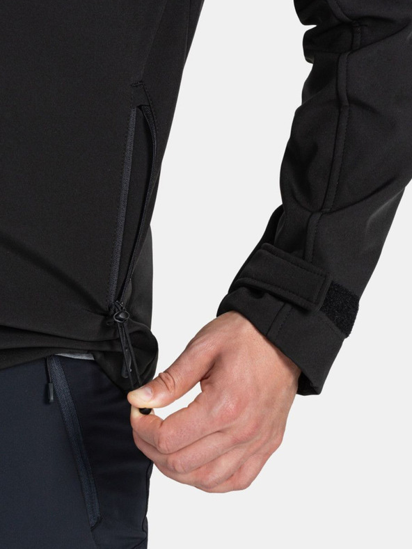 Kilpi Jachetă softshell neagră pentru bărbați Kilpi RAVIO-M
