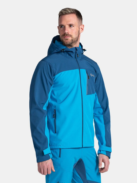 Kilpi Jachetă softshell albastră pentru bărbați Kilpi RAVIO-M
