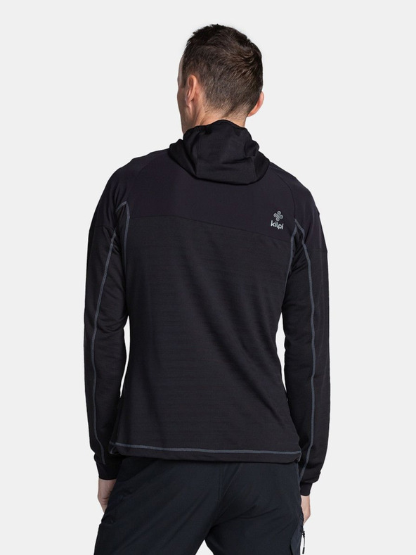 Kilpi Hanorac de exterior negru pentru bărbați Kilpi MEMPHIS-M