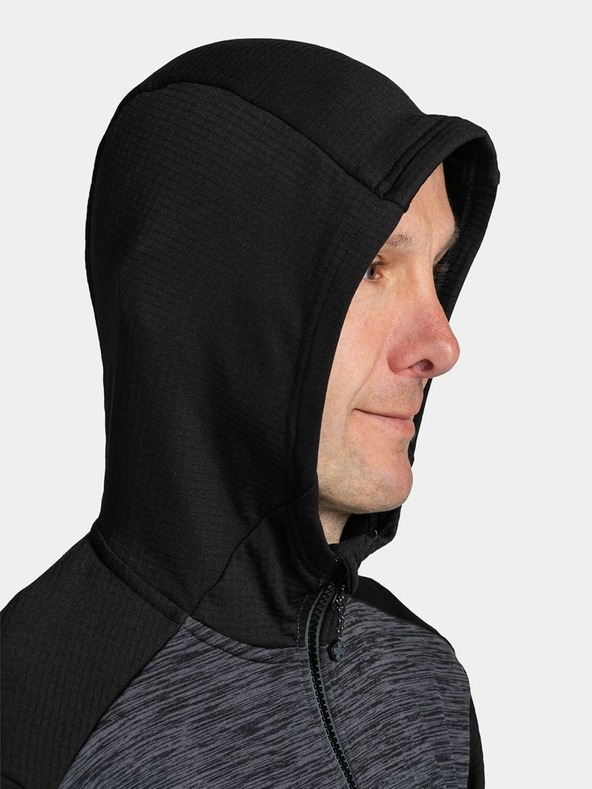 Kilpi Hanorac sport pentru bărbați gri și negru Kilpi Sevelen-M