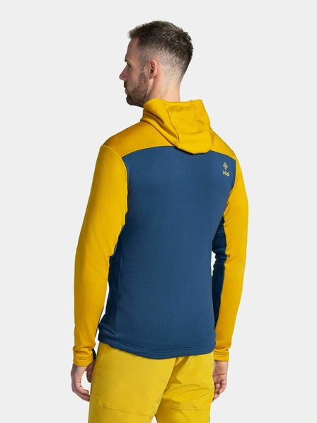 Kilpi Hanorac sport pentru bărbați galben și albastru Kilpi Sevelen-M