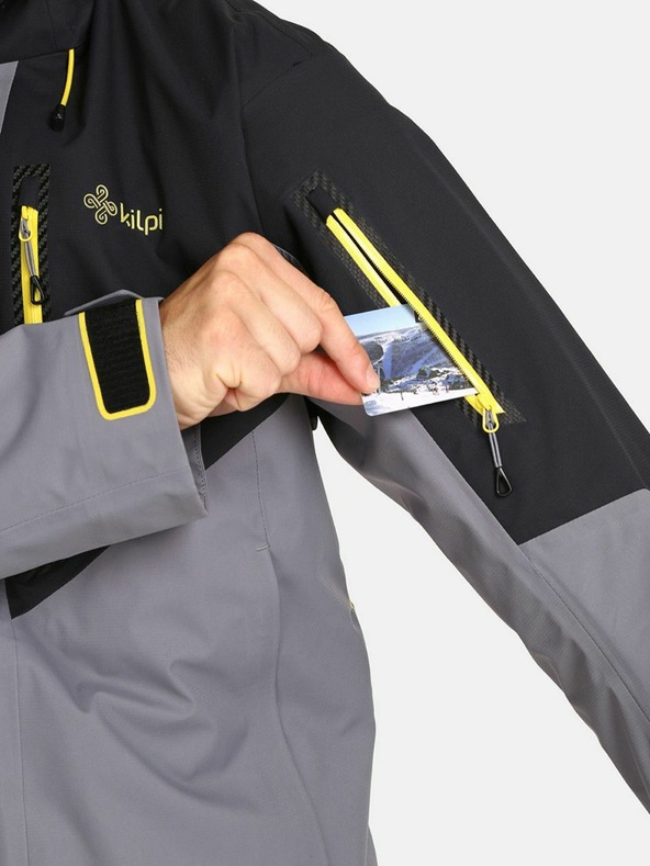 Kilpi Jachetă sport gri cu membrană pentru bărbați KILPI Hastar-M