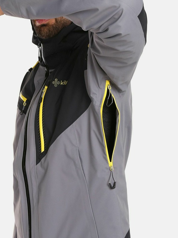 Kilpi Jachetă sport gri cu membrană pentru bărbați KILPI Hastar-M