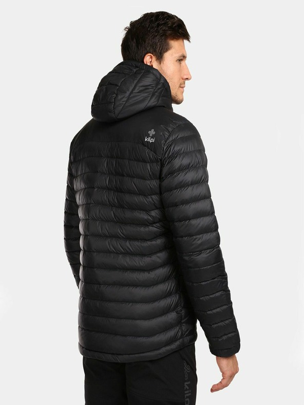 Kilpi Jachetă neagră cu puf pentru bărbați Kilpi PYRAMIDEN-M