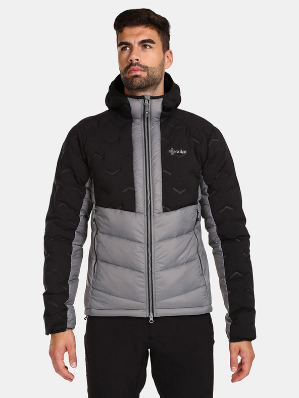 Kilpi Jachetă izolată Kilpi TEVERY-M gri și neagră pentru bărbați