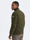 Ombre Clothing Bomber matlasat kaki pentru bărbați Îmbrăcăminte Ombre