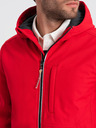 Ombre Clothing Jachetă softshell roșie pentru bărbați Ombre Clothing