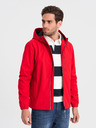 Ombre Clothing Jachetă softshell roșie pentru bărbați Ombre Clothing