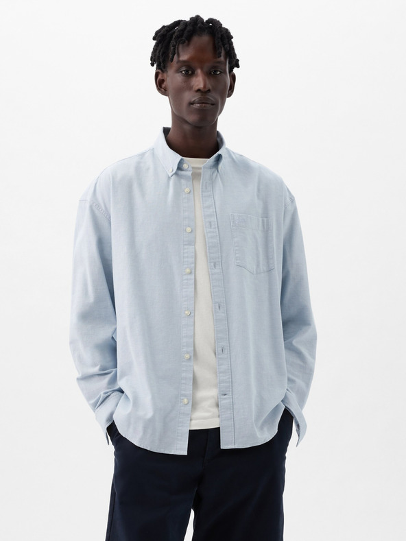 GAP Cămașă oxford logo oversize GAP