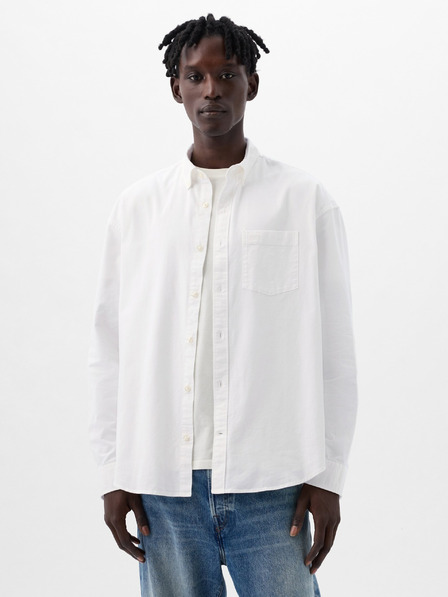 GAP Cămașă oxford logo oversize GAP