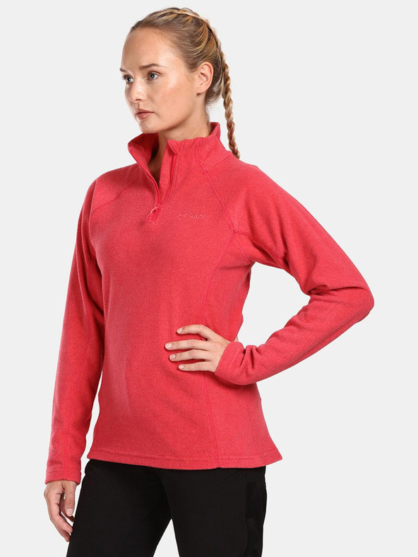 Kilpi Hanorac fleece roz închis pentru femei Kilpi ALMERI-W