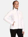 Kilpi Hanorac alb cu fermoar din fleece pentru femei Kilpi SKATHI
