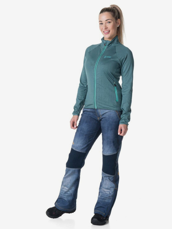 Kilpi Hanorac sport verde, pentru femei KILPI JUNIE