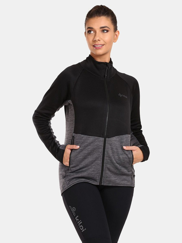 Kilpi Hanorac sport funcțional negru pentru femei Kilpi TOMMS-W
