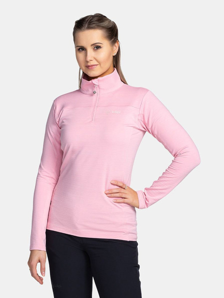 Kilpi Tricou sport roz pentru femei cu guler înalt Kilpi MONTALE