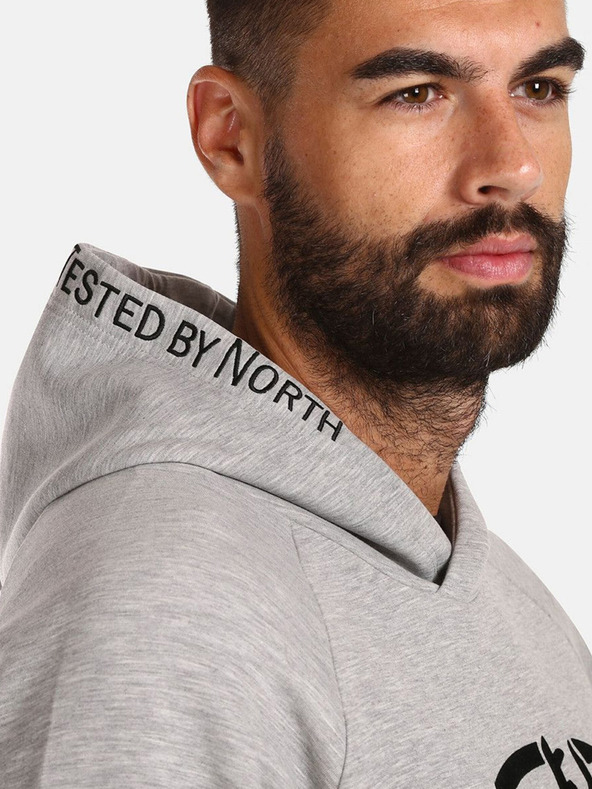 Kilpi Hanorace din bumbac gri deschis pentru bărbați Kilpi FJELA-M