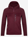 Kilpi Hanorac sport burgundy pentru femei Kilpi LAYANA-W