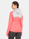 Kilpi Hanorac fleece gri și roz pentru femei Kilpi VERSAM-W