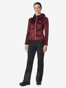 Kilpi Hanorac fleece pentru femei, burgundy Kilpi MARIEL-W