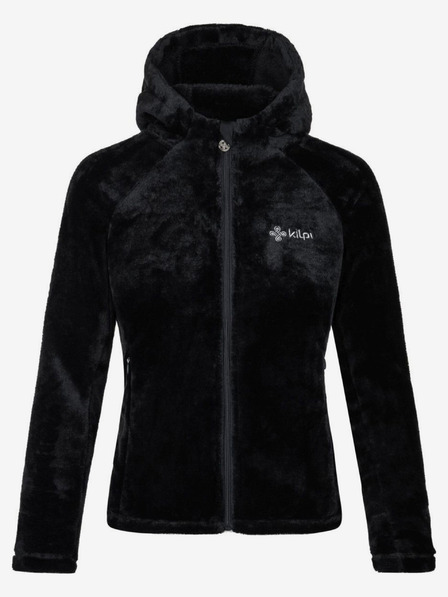 Kilpi Hanorac fleece negru pentru femei Kilpi MARIEL-W