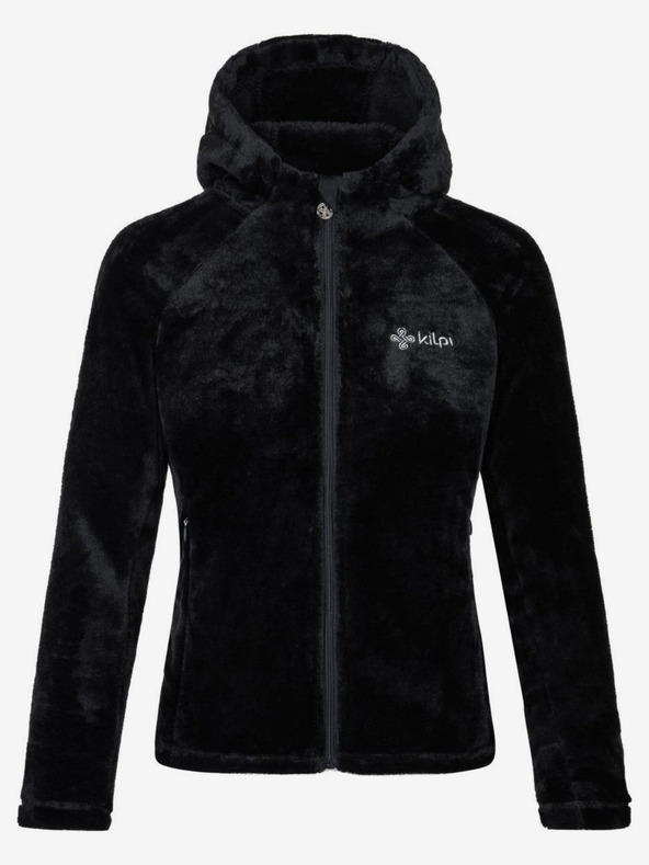 Kilpi Hanorac fleece negru pentru femei Kilpi MARIEL-W
