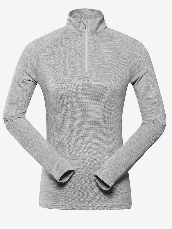 ALPINE PRO Tricou sport pentru femei gri deschis ALPINE PRO Wenpa