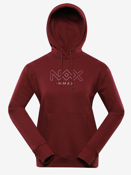NAX Tricou pentru femei de culoare burgundy NAX Werena