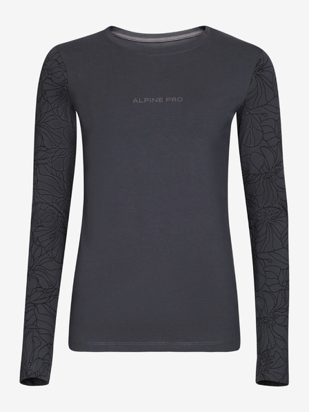 ALPINE PRO Tricou gri închis pentru femei ALPINE PRO Opesa