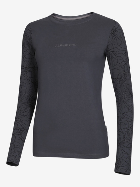 ALPINE PRO Tricou gri închis pentru femei ALPINE PRO Opesa