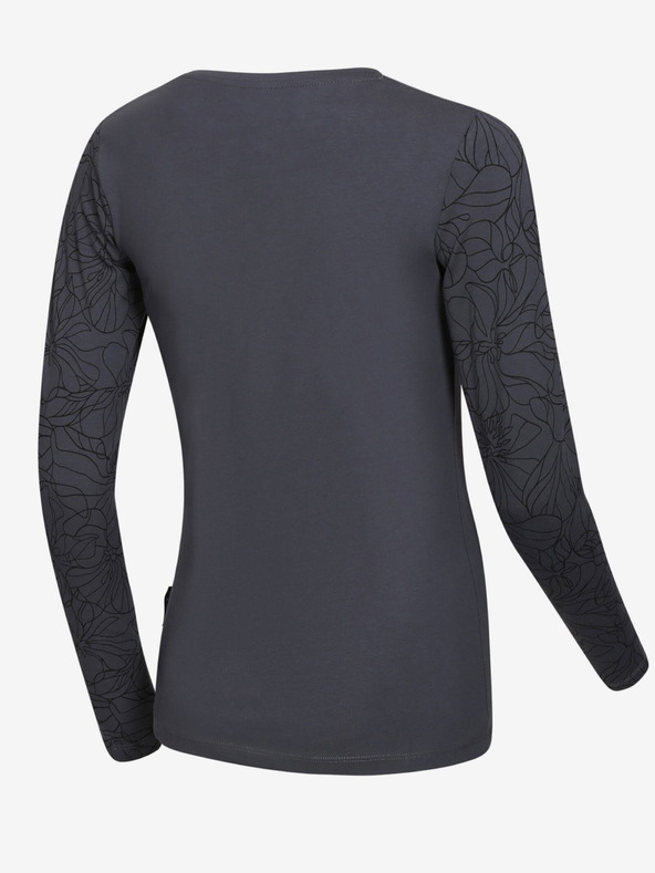 ALPINE PRO Tricou gri închis pentru femei ALPINE PRO Opesa