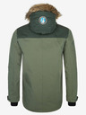 Kilpi Jachetă de iarnă verde pentru bărbați cu blană artificială Kilpi ALPHA