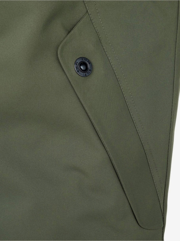 Kilpi Jachetă de iarnă verde pentru bărbați cu blană artificială Kilpi ALPHA