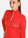 Kilpi Tricou sport pentru femei roșu cu guler înalt KILPI LEEMA