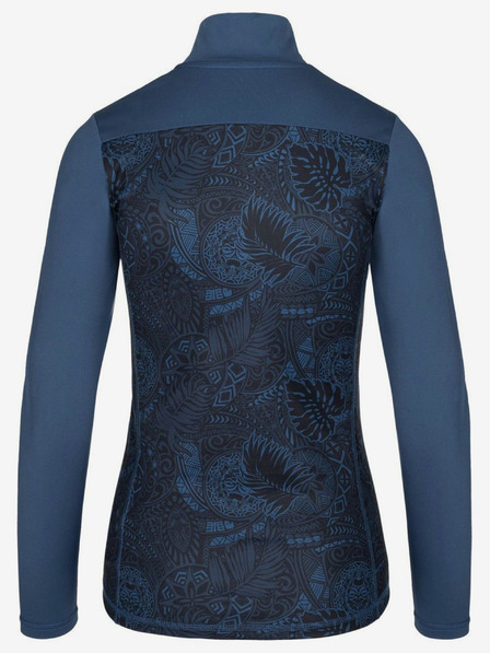 Kilpi Tricou sport albastru închis cu guler înalt pentru femei KILPI LEEMA