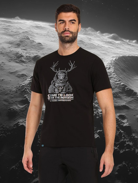 Kilpi Tricou imprimat negru pentru bărbați Kilpi LTD CALYPSO-M