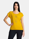 Kilpi Tricou imprimat galben pentru femei Kilpi ROANE