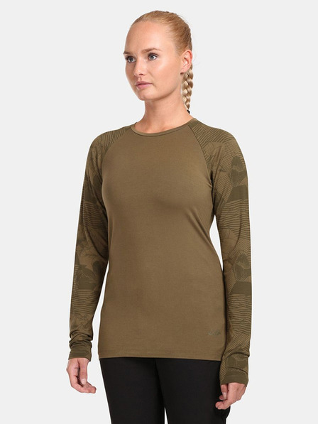 Kilpi Tricou sport kaki pentru femei Kilpi VENDELIA