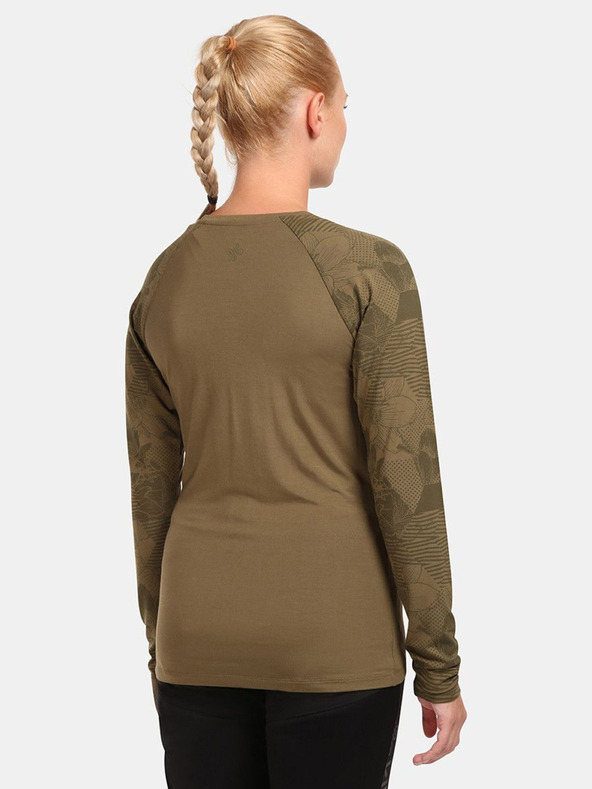 Kilpi Tricou sport kaki pentru femei Kilpi VENDELIA