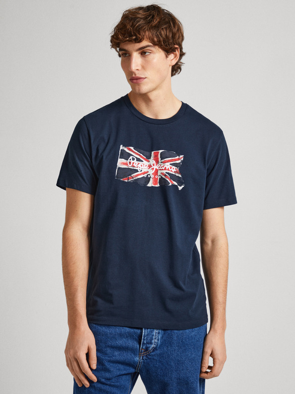 Pepe Jeans Cămașă pentru bărbați albastru închis Pepe Jeans