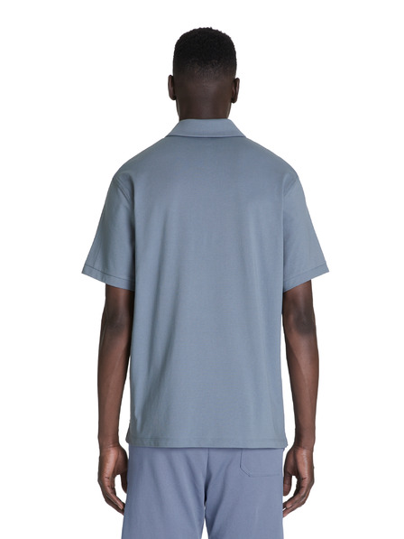 Celio Tricou polo albastru pentru bărbați Celio Jeterne CoolMax